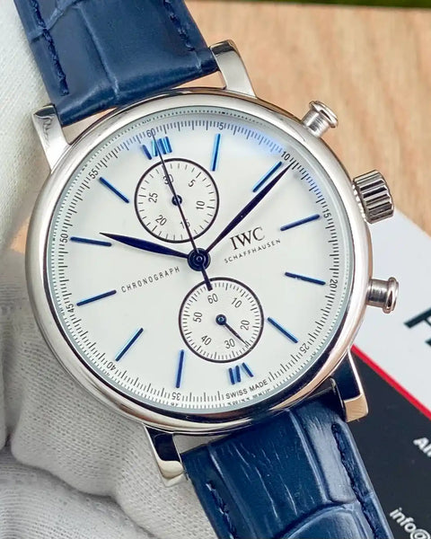 IWC Schaffhausen Classique Argenté Bleu