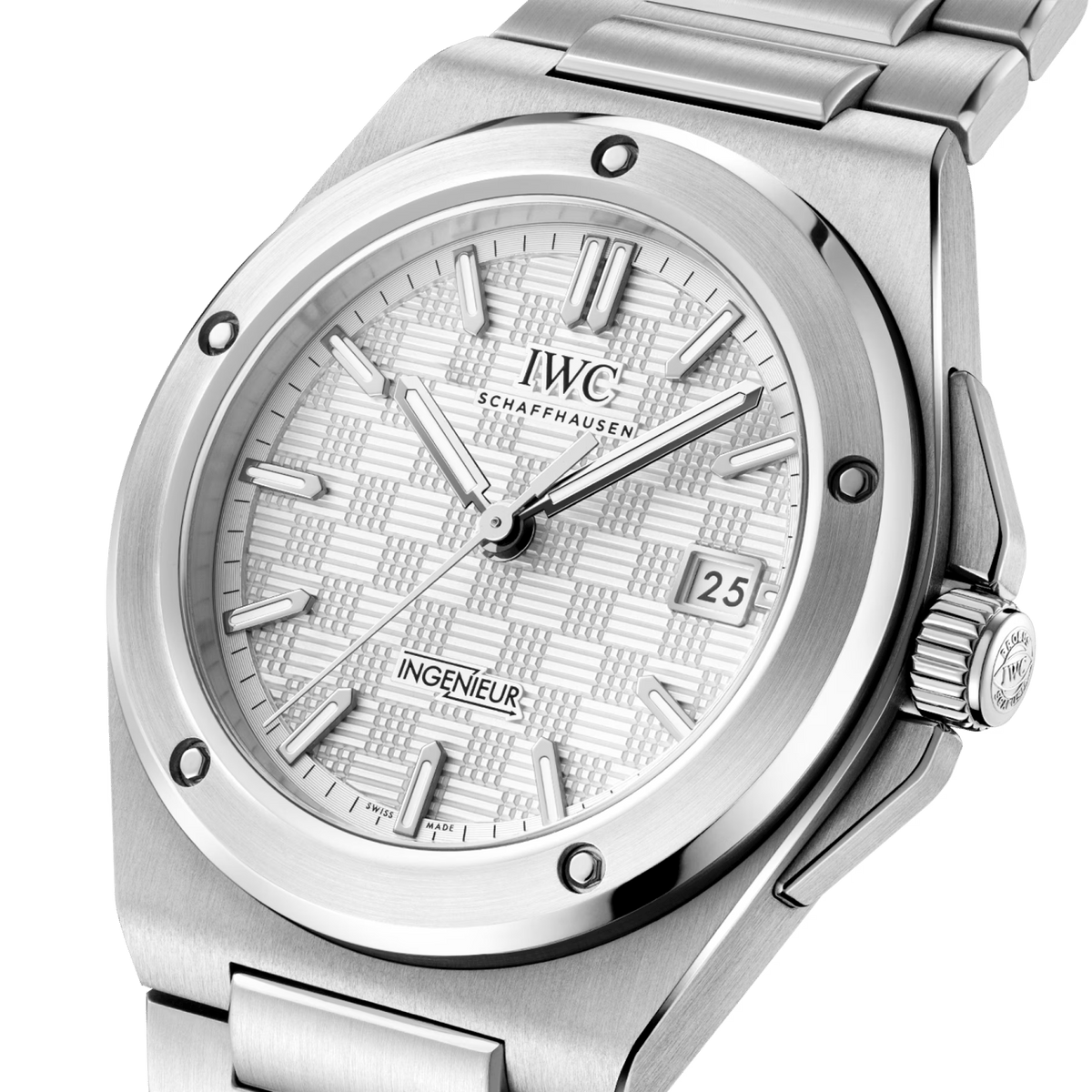 IWC INGENIEUR Argenté Blanc Automatique