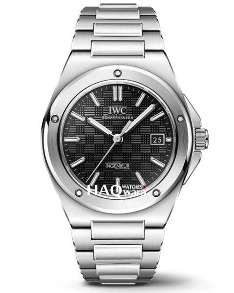 IWC INGENIEUR Argenté Noir Automatique