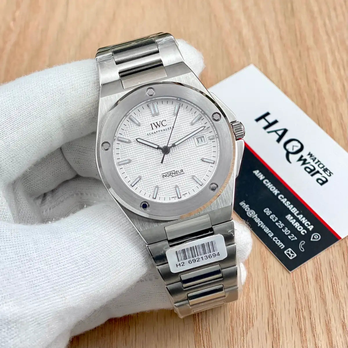 IWC INGENIEUR Argenté Blanc Automatique