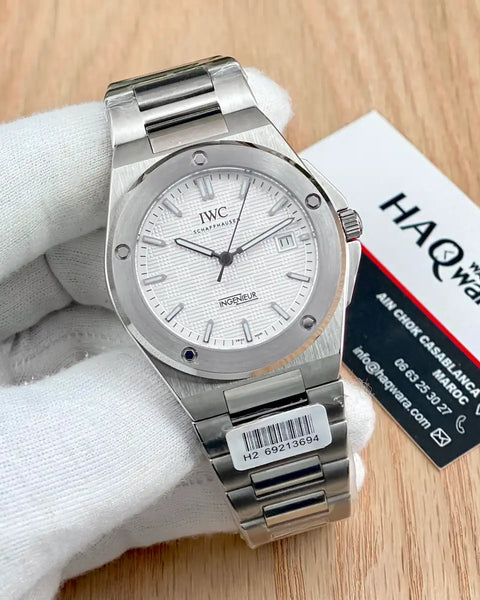 IWC INGENIEUR Argenté Blanc Automatique