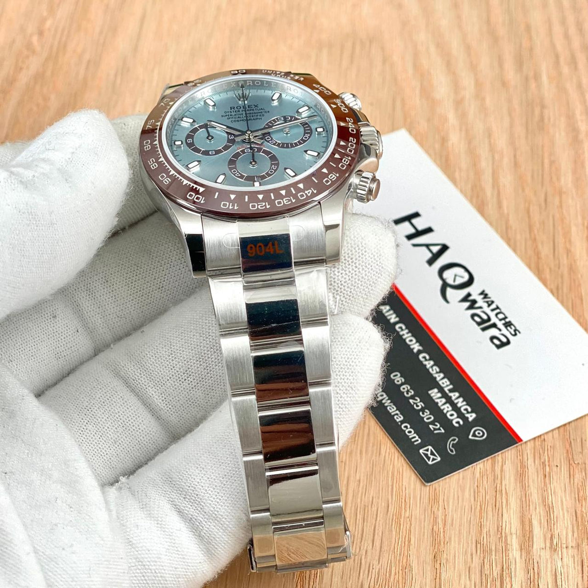 Daytona Argente Bleu Ciel Suiss