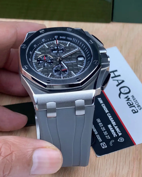 AP Royal Oak Offshore Argenté Gris