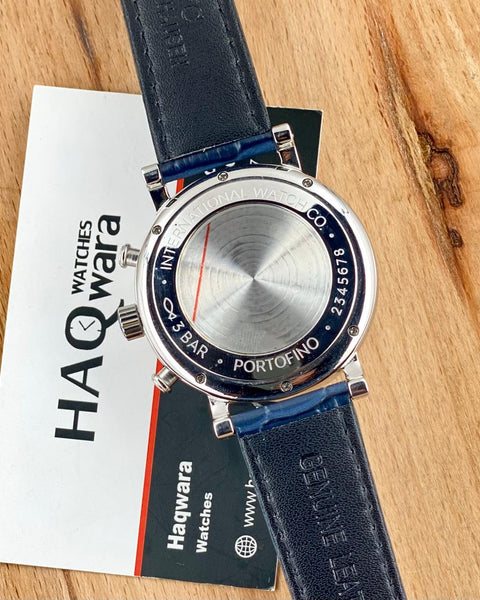 IWC Schaffhausen Classique Argenté Bleu