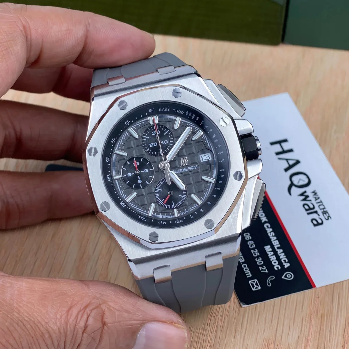 AP Royal Oak Offshore Argenté Gris