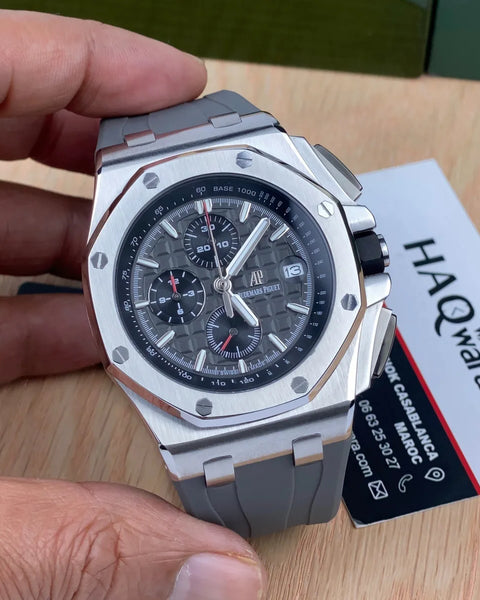 AP Royal Oak Offshore Argenté Gris