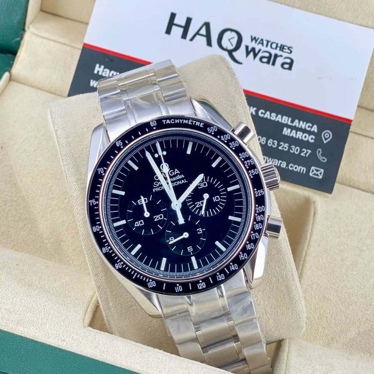 Oméga Speedmaster Argente Noir