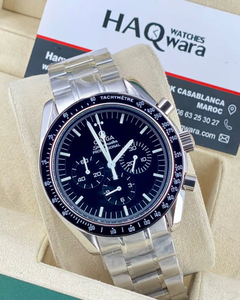 Oméga Speedmaster Argente Noir