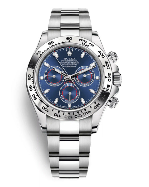 Daytona Argenté Bleu Automatique