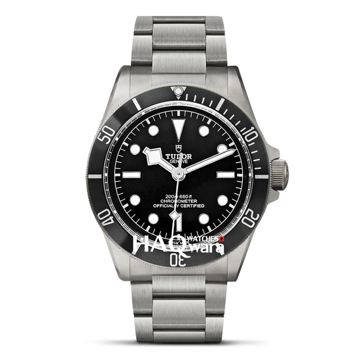 Tudor Rotor Argenté Noir