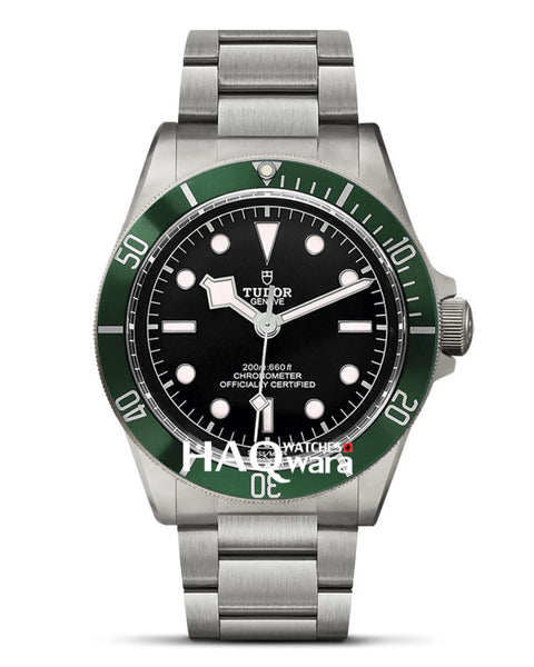 Tudor Rotor Argenté Noir Vert