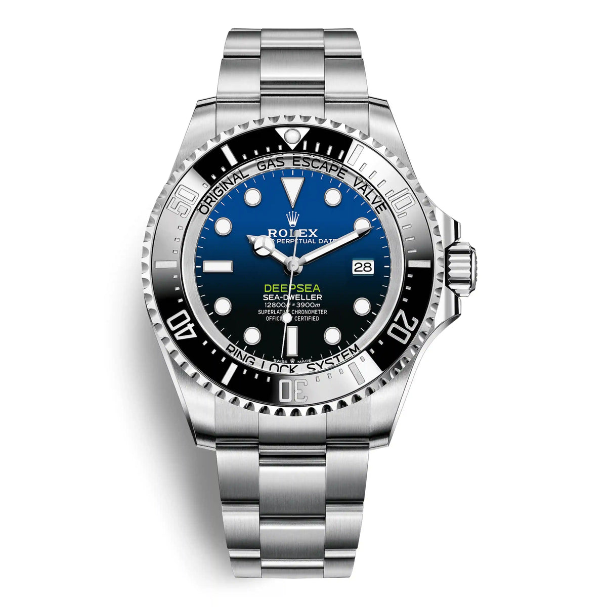 Sea Dweller Deepsea Argente Bleu Noir