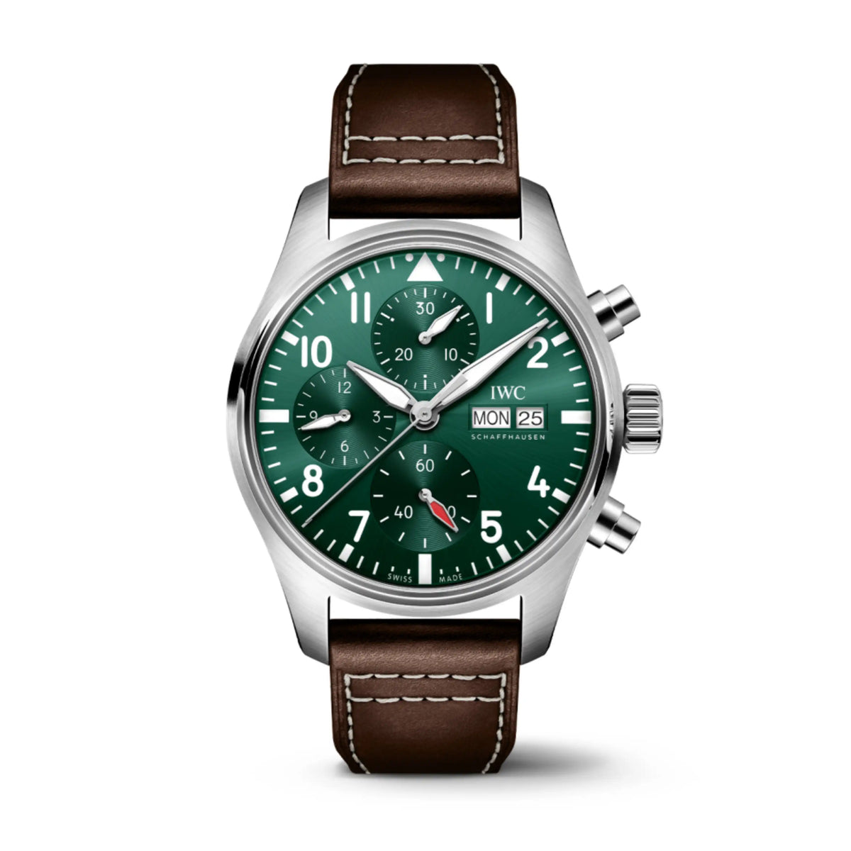 IWC Schaffhausen Argenté Vert Marron