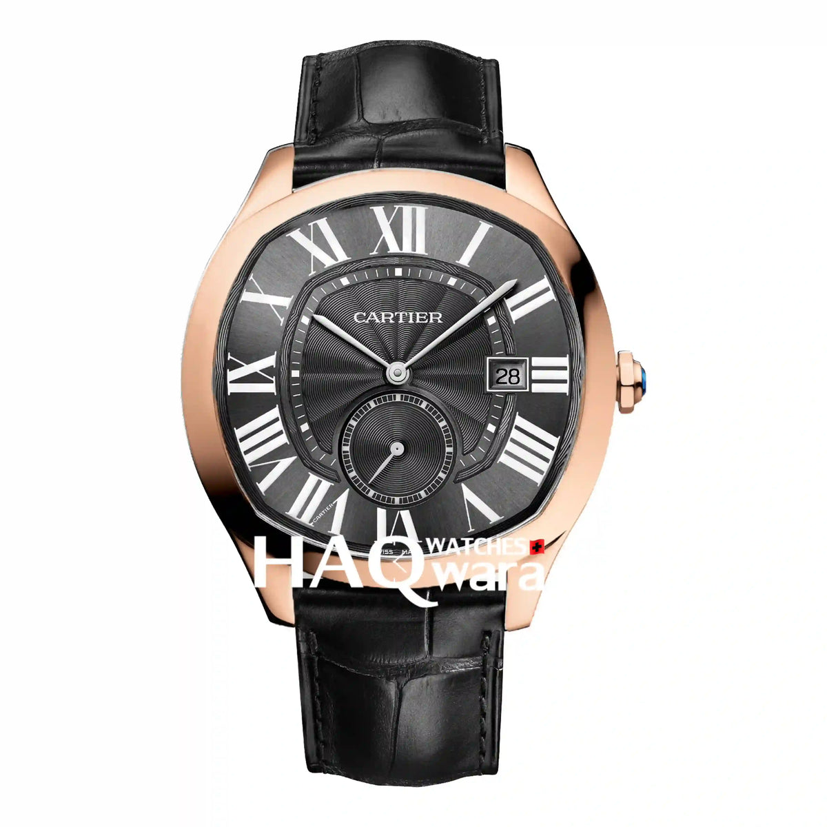 Cartier Drive Noir Pour Hommes