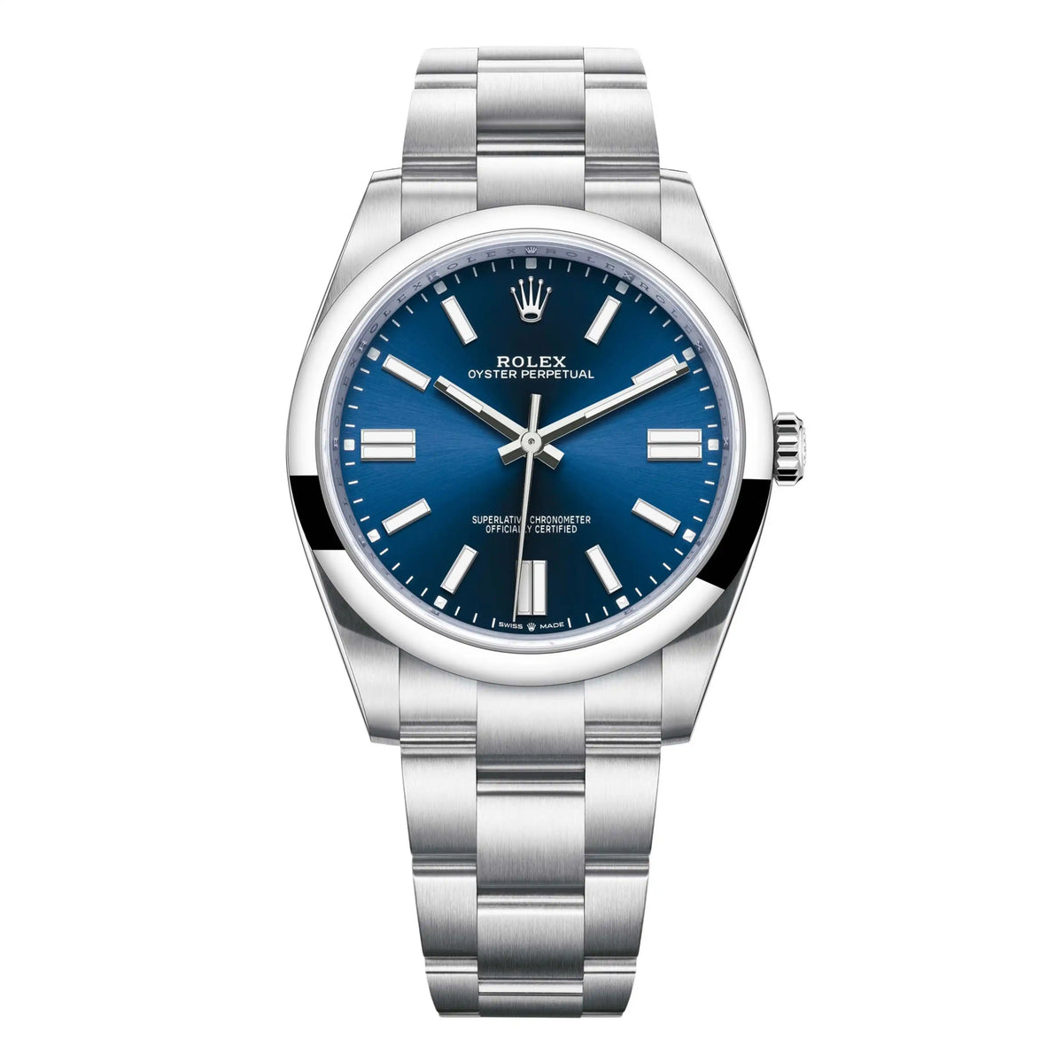 Oyster Perpetual 41 Argenté Bleu