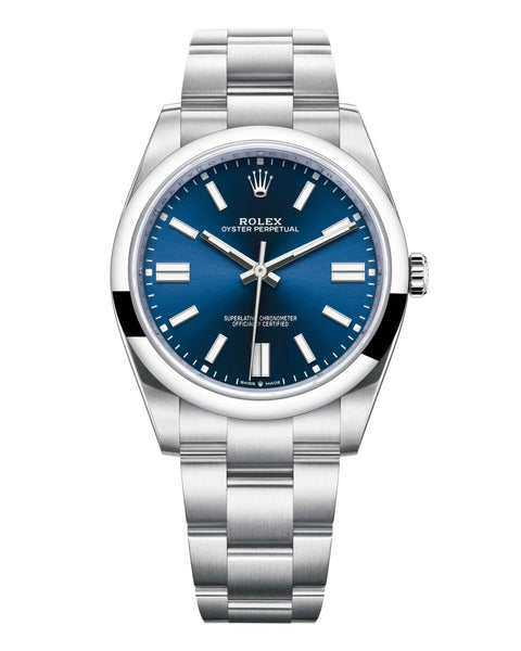 Oyster Perpetual 41 Argenté Bleu