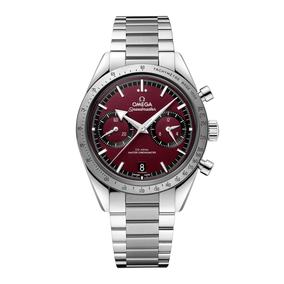 Omega Argenté Rouge