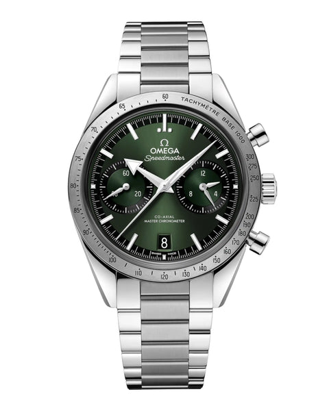 Omega Speedmastr Argenté Vert