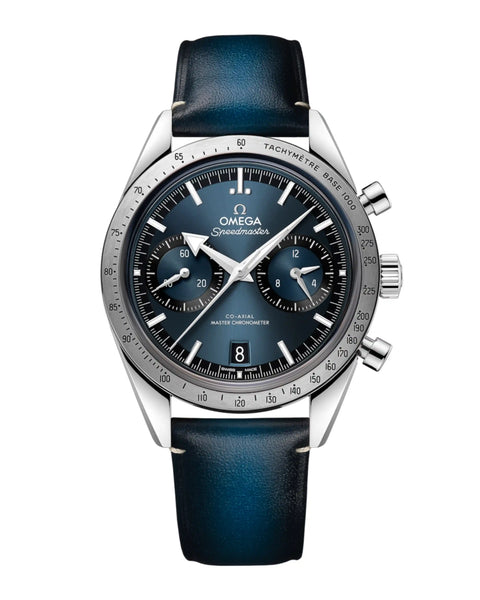 Omega Speedmastr Argenté Bleu