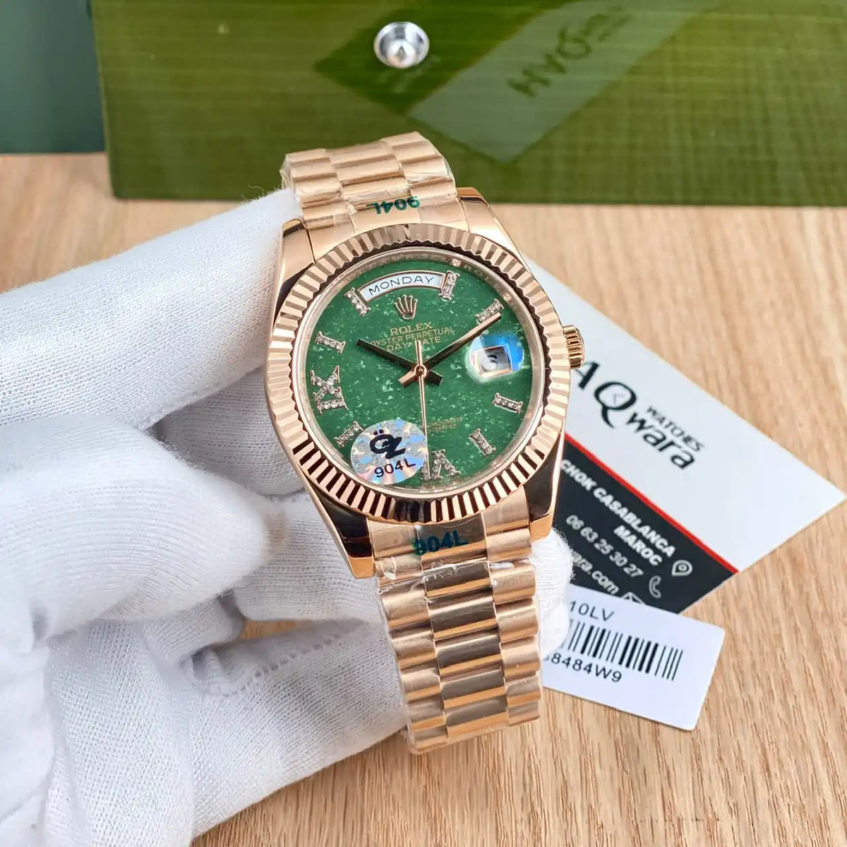 Day-date Rose Vert 2024 Hommes