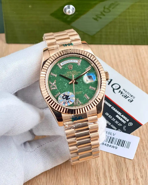 Day-date Rose Vert 2024 Hommes