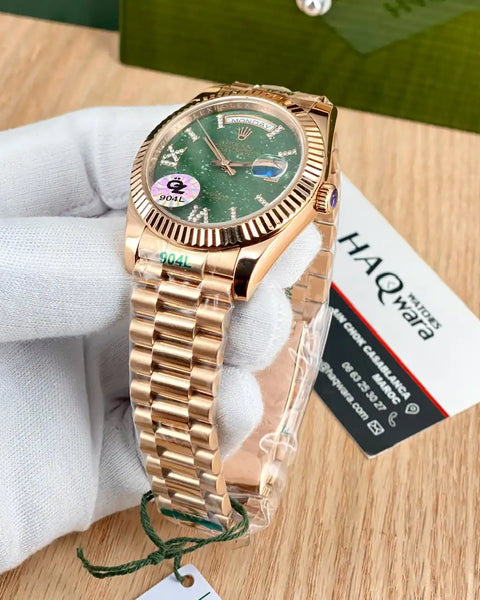 Day-date Rose Vert 2024 Hommes