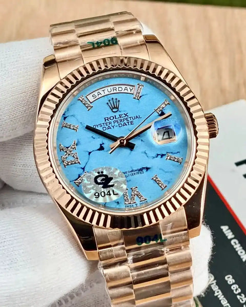 Day-date Rose Turquoise 2024 Hommes