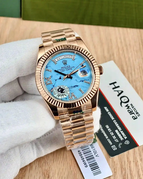 Day-date Rose Turquoise 2024 Hommes