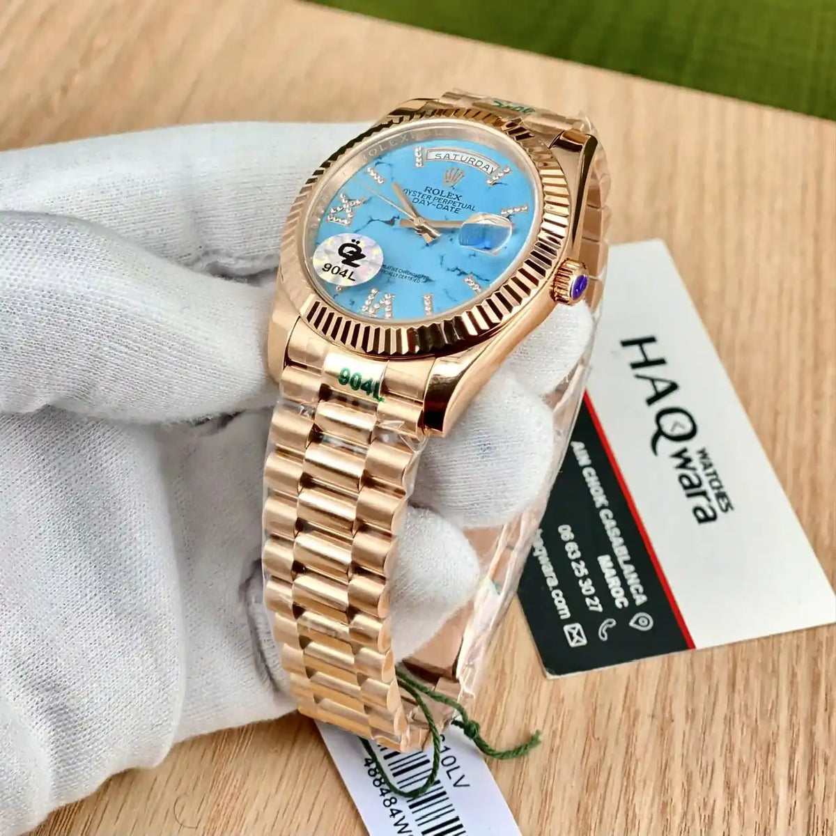 Day-date Rose Turquoise 2024 Hommes