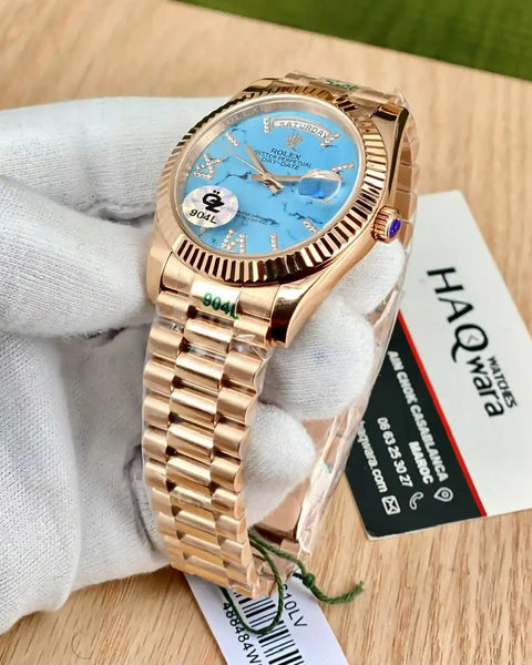 Day-date Rose Turquoise 2024 Hommes