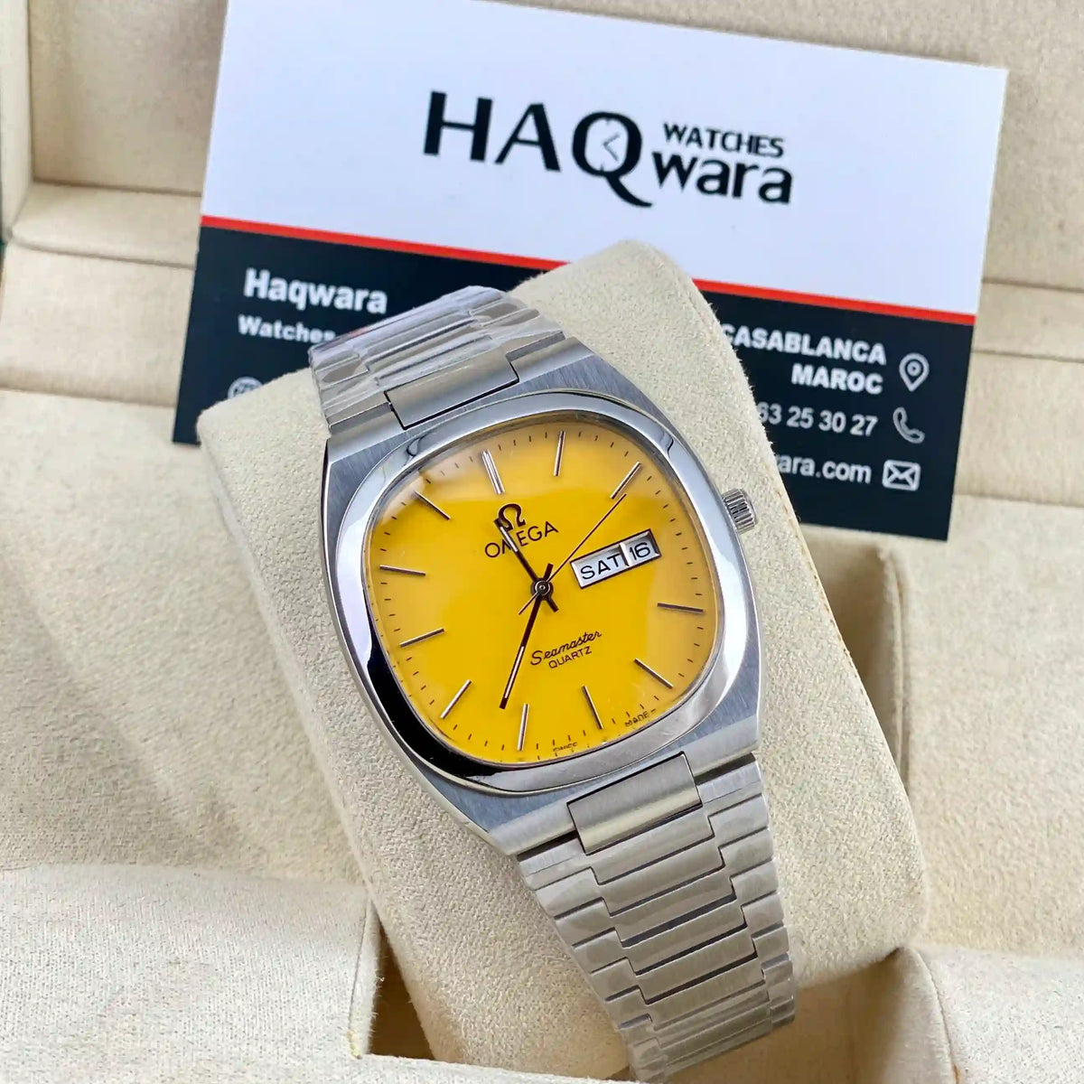 Omega Seamastr Day-Date Argenté jaune