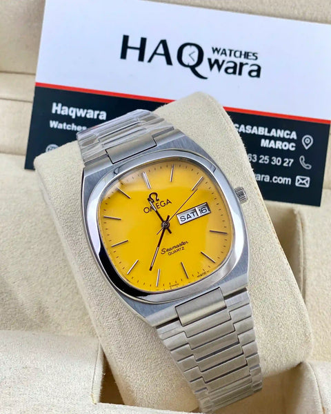 Omega Seamastr Day-Date Argenté jaune