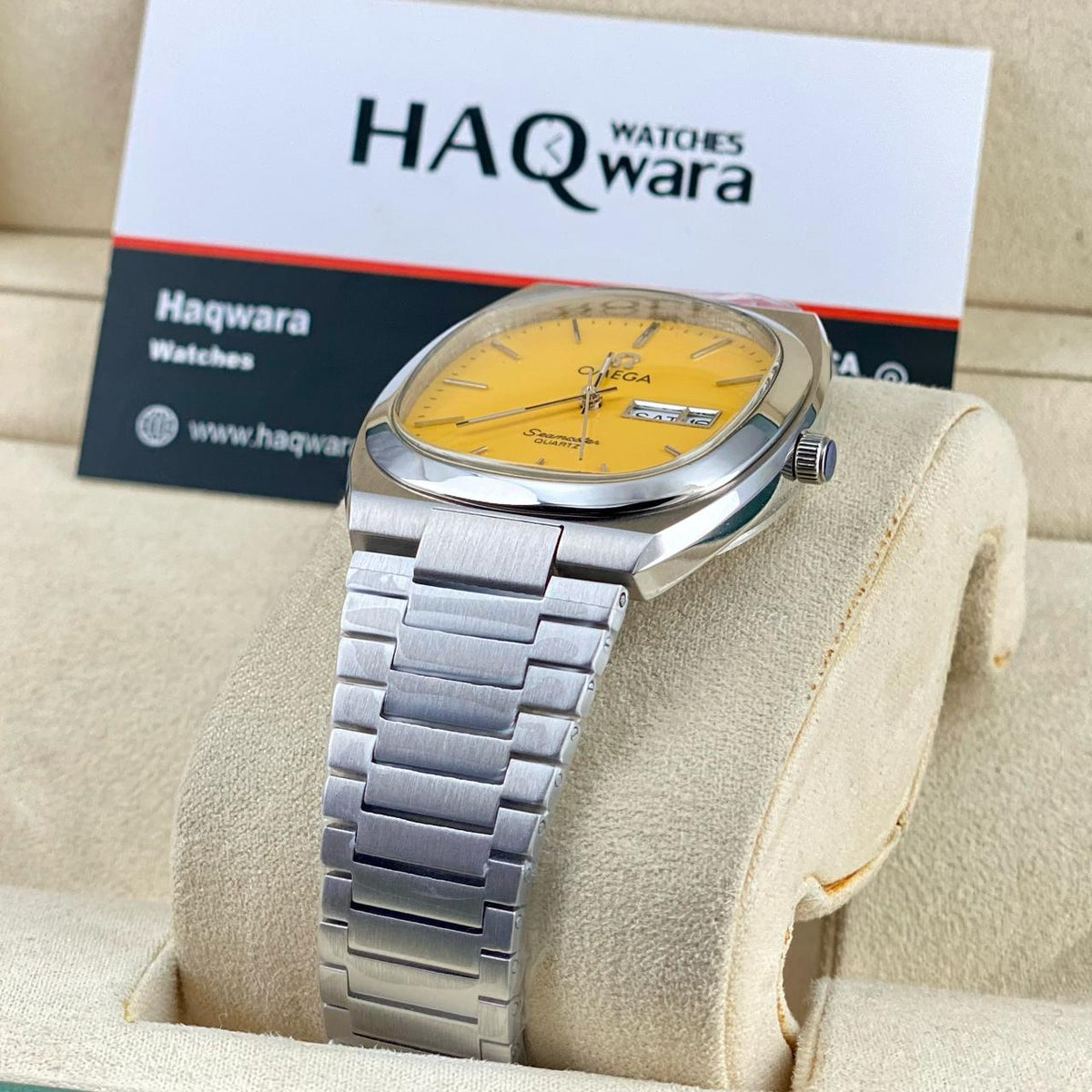 Omega Seamastr Day-Date Argenté jaune