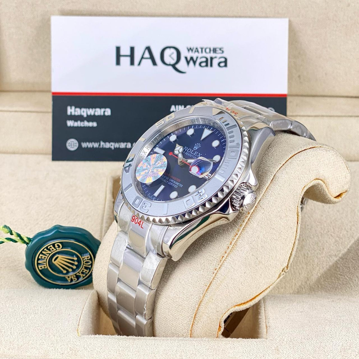 Yacht Master 40 Argente Bleu