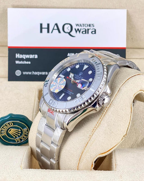 Yacht Master 40 Argente Bleu