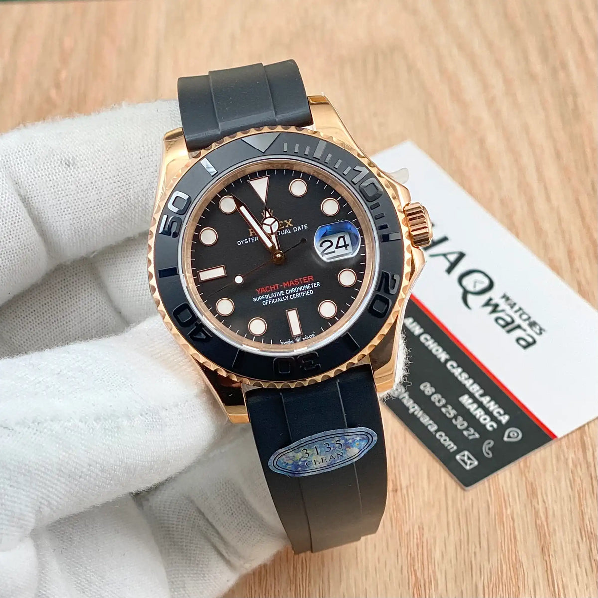 Yacht Master 40 Rose Suiss 3135