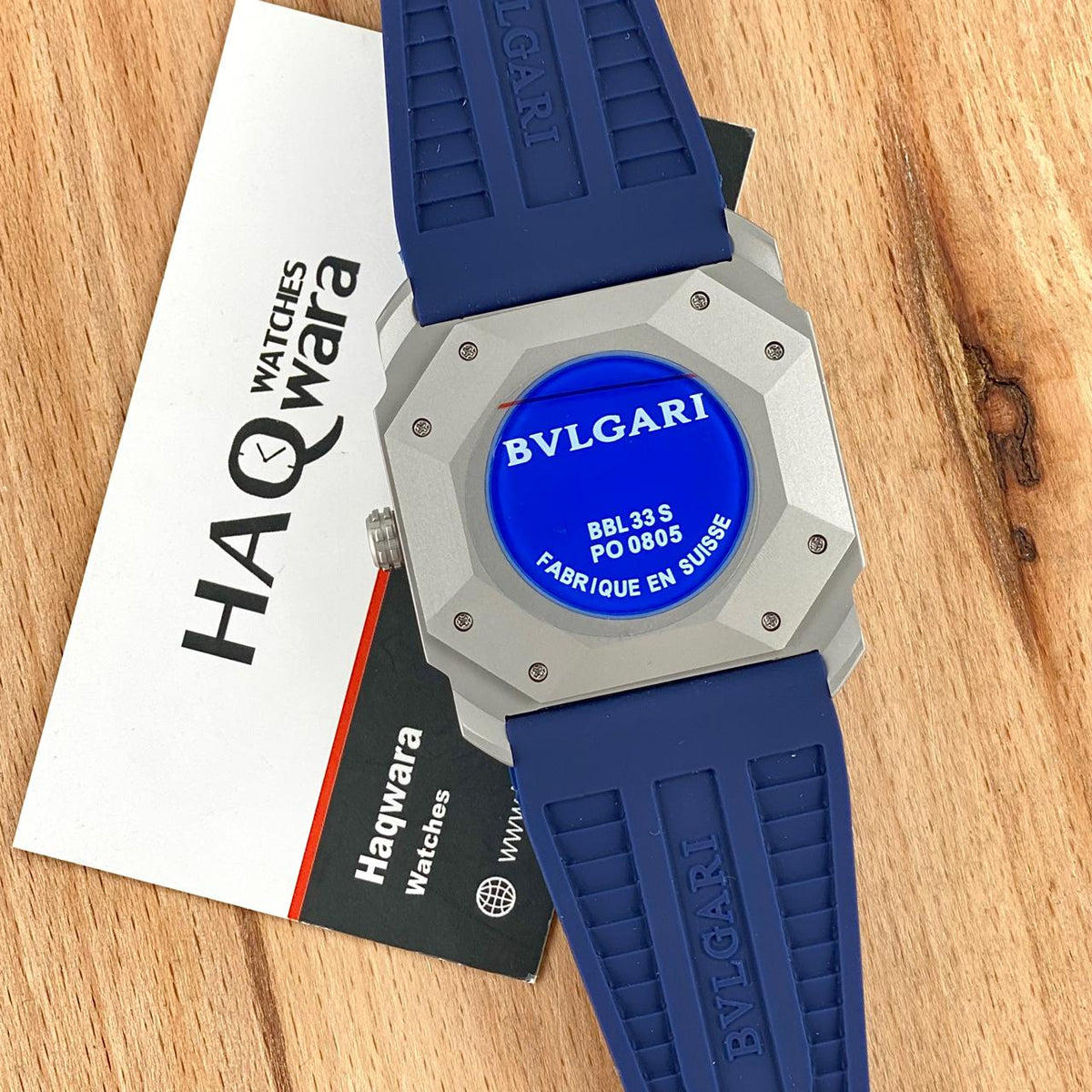 Bvlgari Octo Finissimo Gris Titan Bleu Pour Hommes