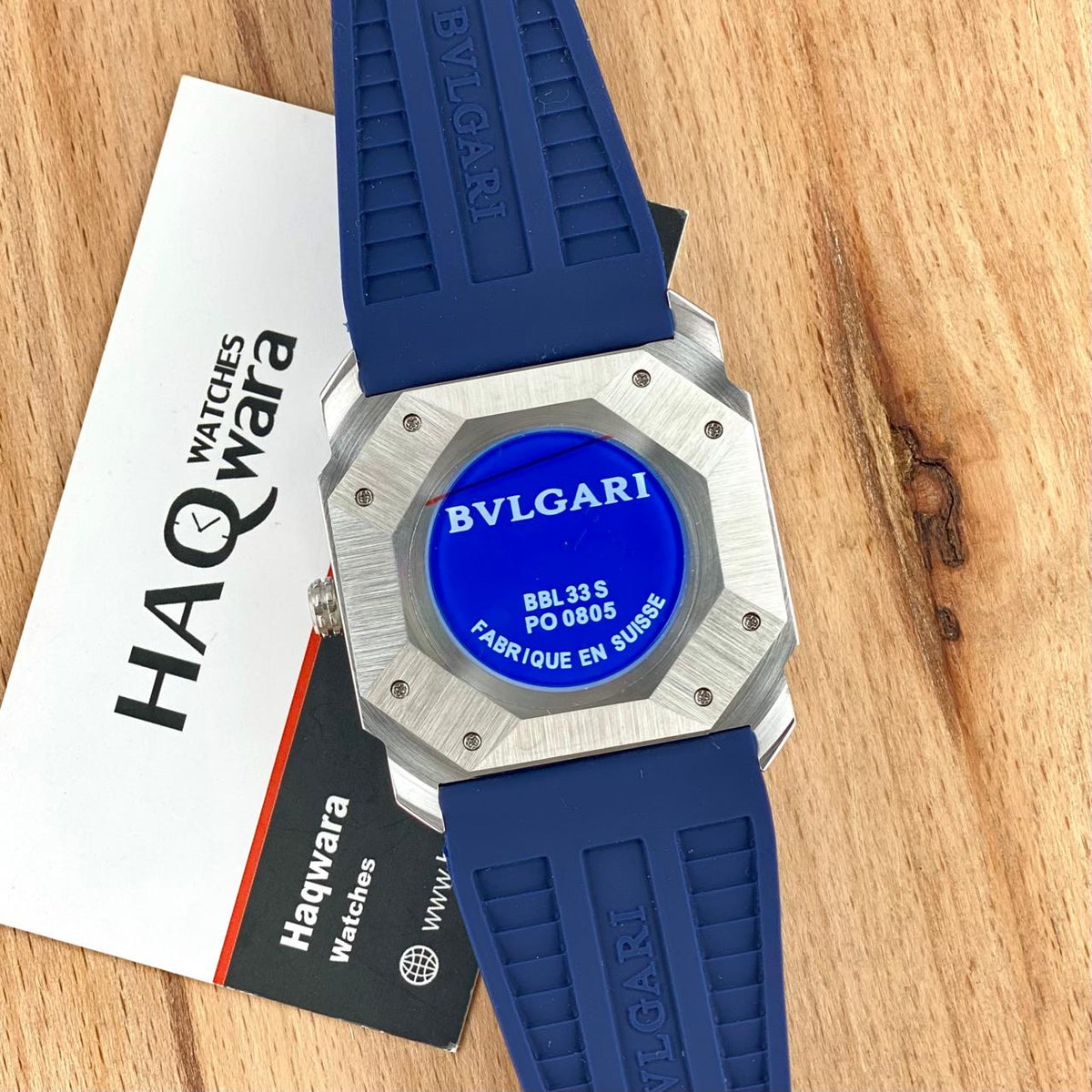 Bvlgari Octo Finissimo Argenté Bleu Pour Hommes