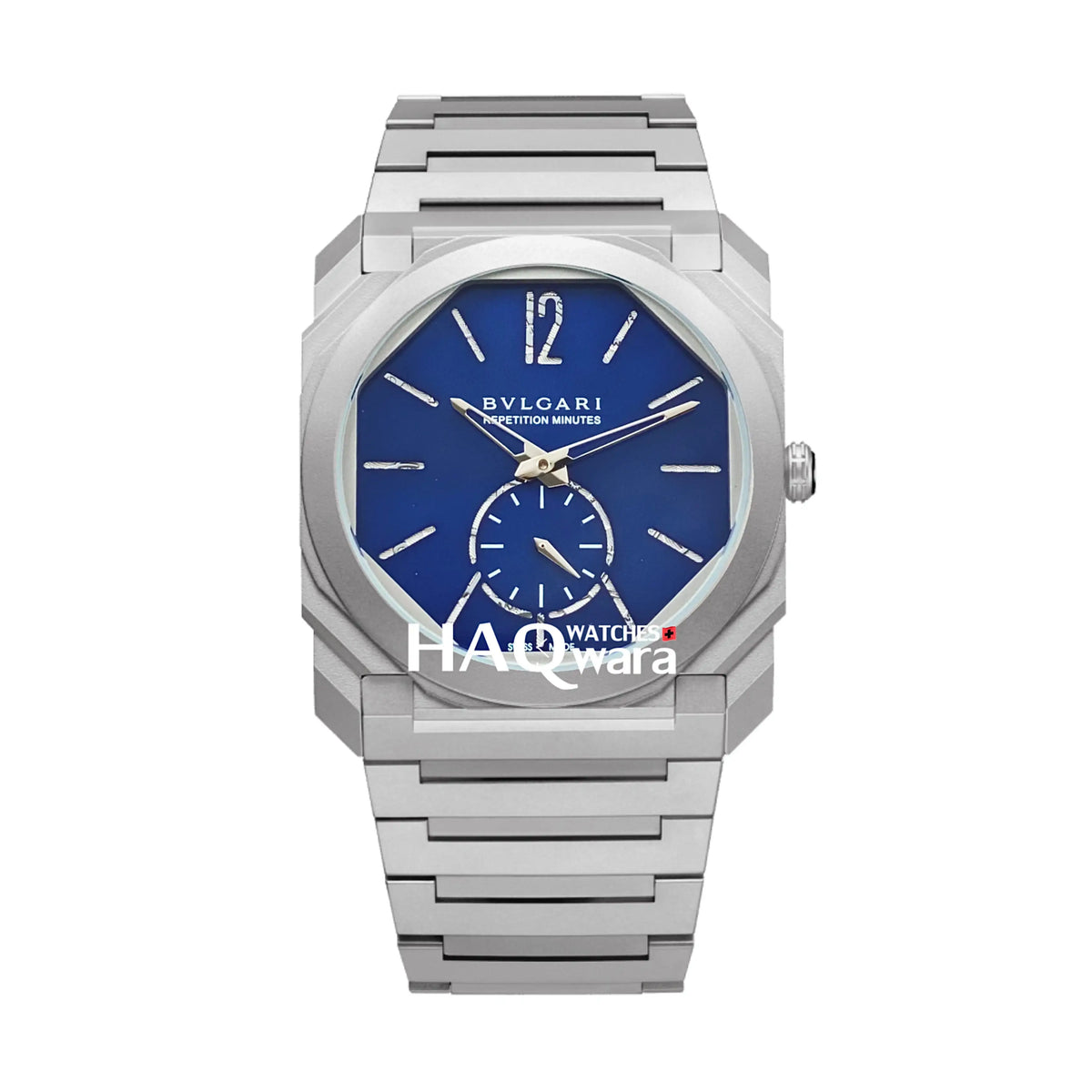 Bvlgari Octo Finissimo Bleu Gris Pour Hommes