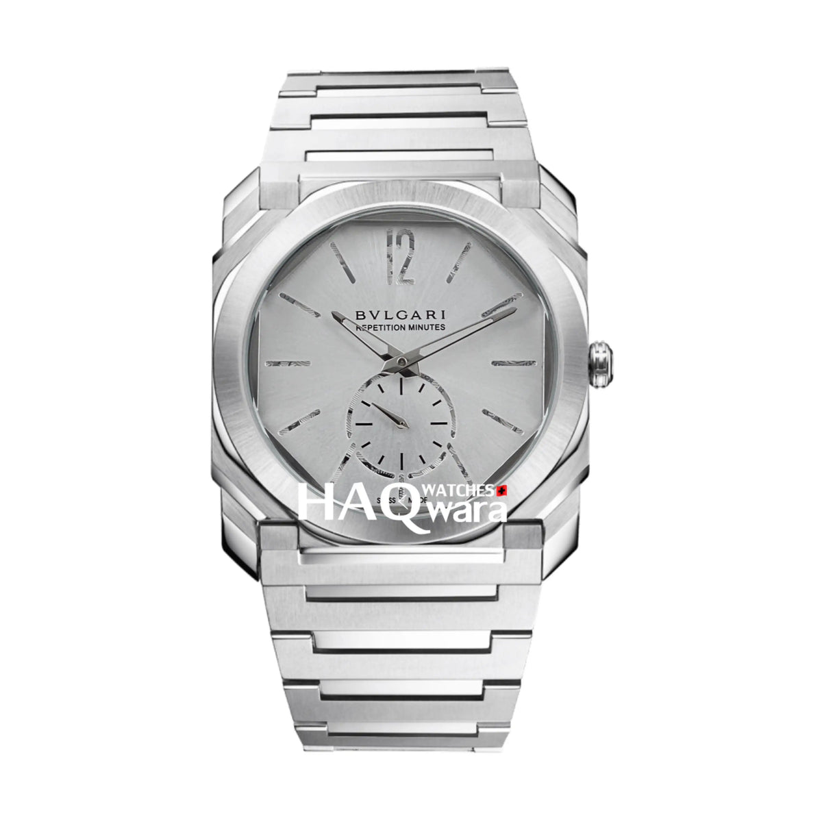 Bvlgari Octo Finissimo Argenté Gris Pour Hommes